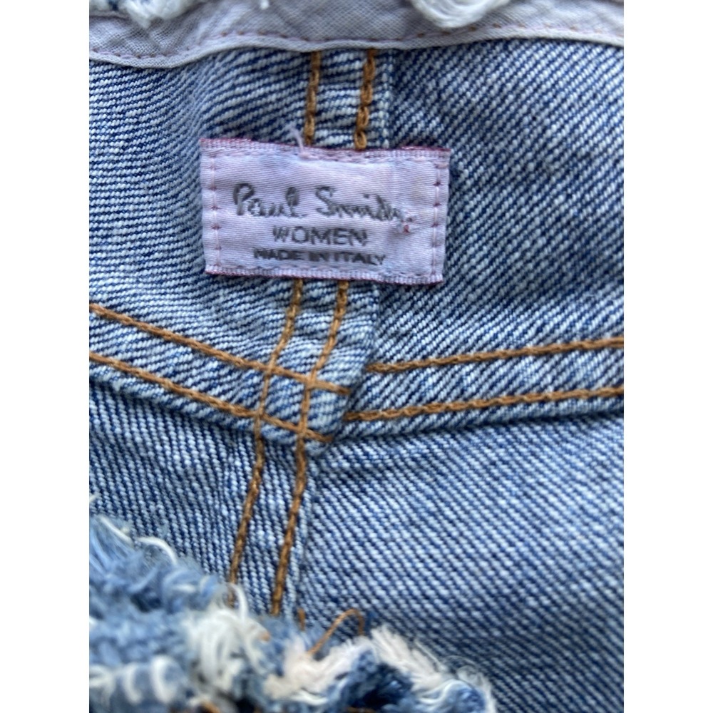 Vintage Y2K Paul Smith Womens Bootcut Jeans Size 40 Italy 8/10 US Raw Hem Luxury - Picture 3 of 9